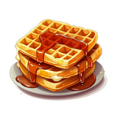 cartoon waffle